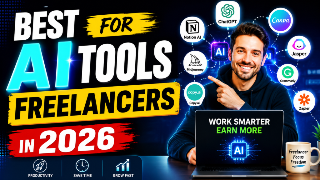 Top 15 AI Tools That Help Freelancers Work Faster in 2026
