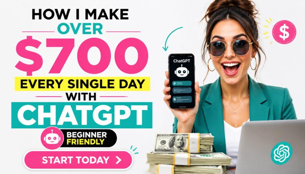 How I Make Over $700 Every Single Day Using ChatGPT