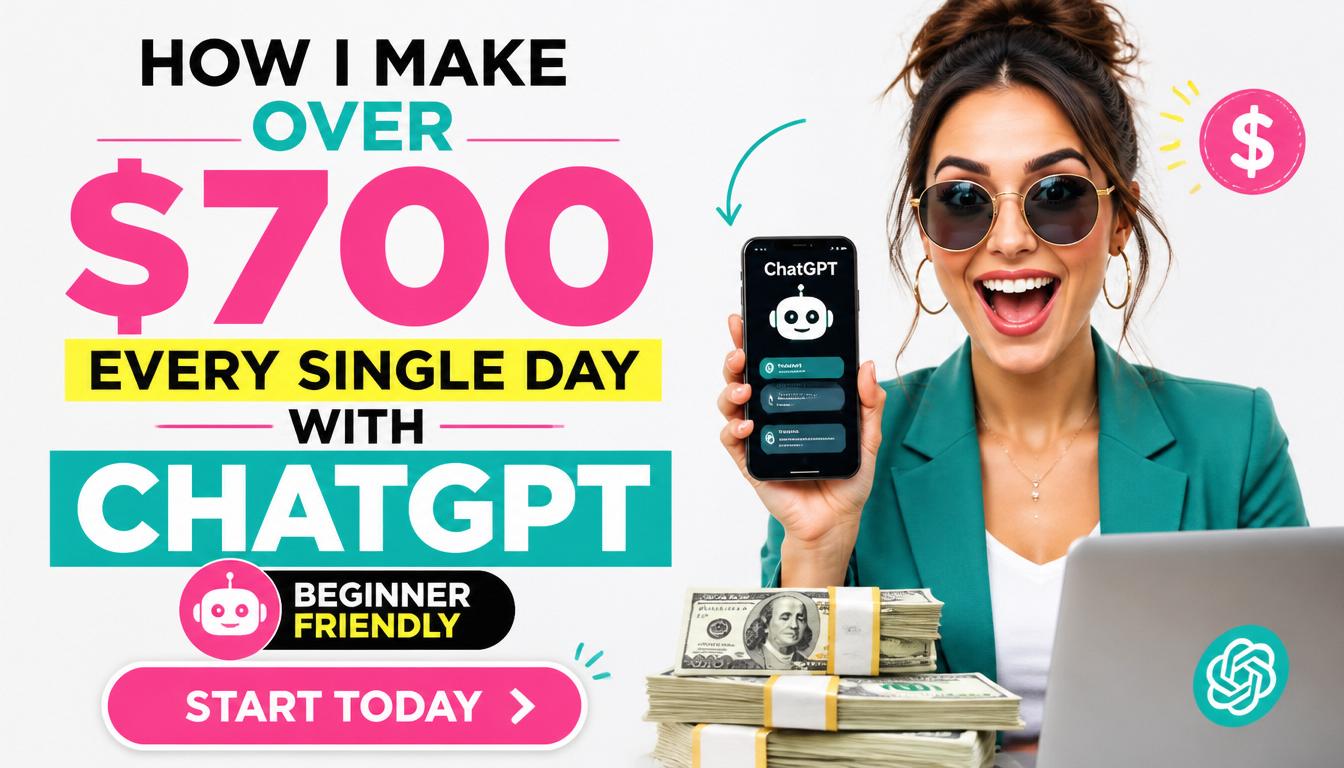 How I Make Over $700 Every Single Day Using ChatGPT