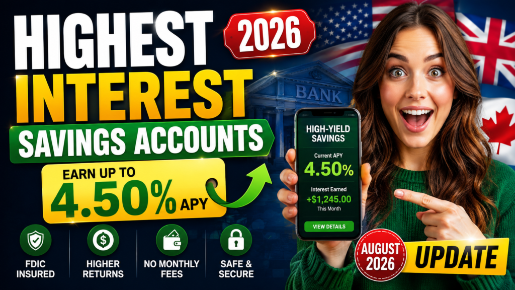 Highest Yield Savings Accounts 2026