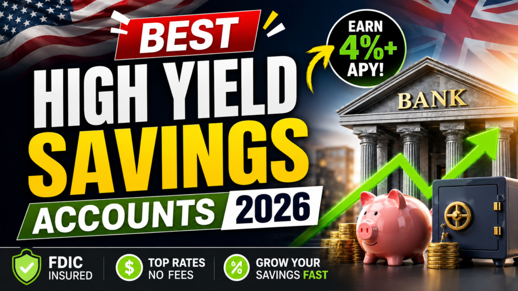 Best High Yield Savings Accounts 2026: Top Rates Up to 4.34% APY