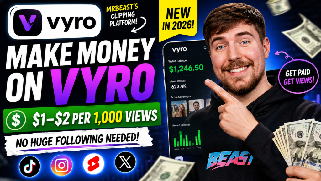 How to make money on Vyro in 2026